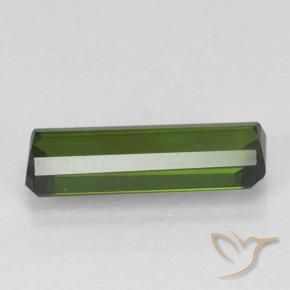 Turmalina Verde oscuro natural de 1.34 ct, Corte Octágono / Esmeralda, VVS