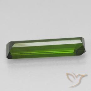 Turmalina Verde oscuro natural de 2.37 ct, Corte Octágono / Esmeralda, VVS
