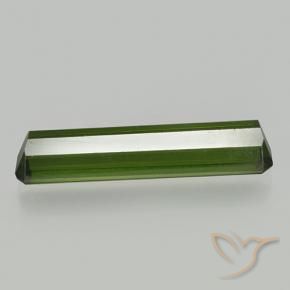 Turmalina Verde oscuro natural de 2.02 ct, Corte Octágono / Esmeralda, VVS-VS