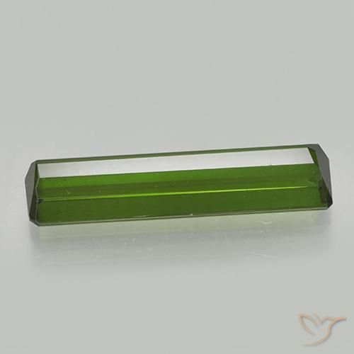 Turmalina Verde terroso natural de 2.27 ct, Corte Octágono / Esmeralda, VVS-VS