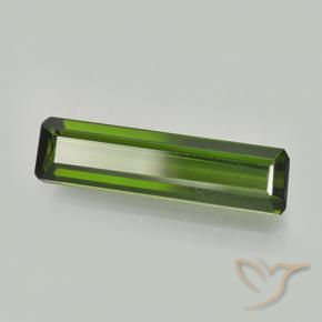 Turmalina Verde oscuro natural de 2.16 ct, Corte Octágono / Esmeralda, VVS-VS