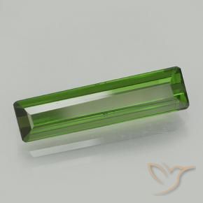 Turmalina Verde oscuro natural de 1.93 ct, Corte Octágono / Esmeralda, VVS-VS