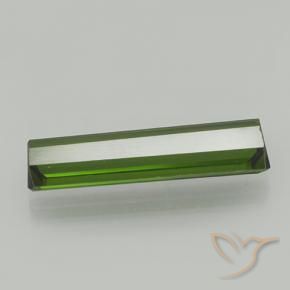 Turmalina Verde oscuro natural de 1.93 ct, Corte Octágono / Esmeralda, VVS-VS