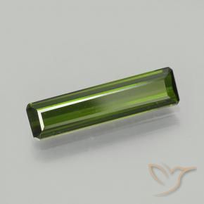 Turmalina Verde terroso natural de 1.74 ct, Corte Octágono / Esmeralda, VVS-VS