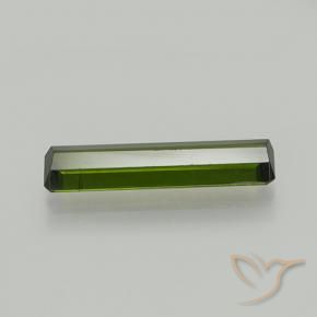 Turmalina Verde terroso natural de 1.74 ct, Corte Octágono / Esmeralda, VVS-VS
