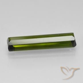 Turmalina Verde oscuro natural de 1.59 ct, Corte Octágono / Esmeralda, VS
