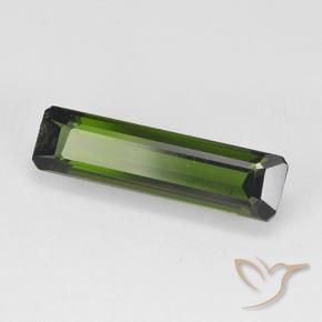 Turmalina Verde alga natural de 1.57 ct, Corte Octágono / Esmeralda, VVS-VS