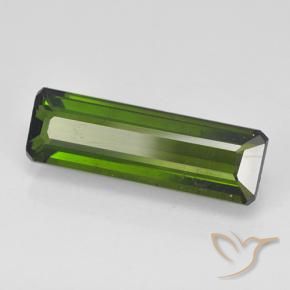 Turmalina Verde alga natural de 2.71 ct, Corte Octágono / Esmeralda, VVS-VS