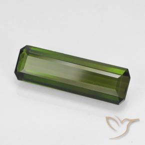 Turmalina Verde alga natural de 2.18 ct, Corte Octágono / Esmeralda, VVS-VS