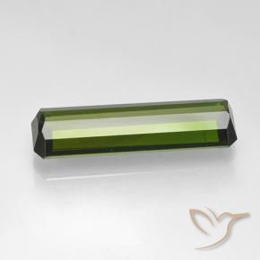 Turmalina Verde alga natural de 2.18 ct, Corte Octágono / Esmeralda, VVS-VS