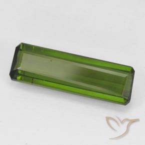 Turmalina Verde terroso natural de 1.24 ct, Corte Octágono / Esmeralda, VS