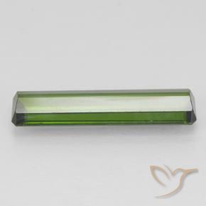 Turmalina Verde oscuro natural de 1.92 ct, Corte Octágono / Esmeralda, VVS-VS