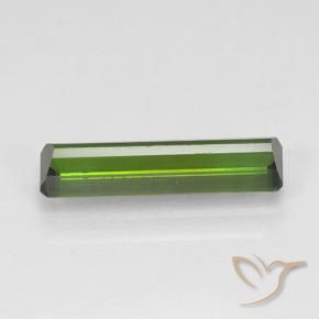 Turmalina Verde oscuro natural de 1.68 ct, Corte Octágono / Esmeralda, VVS-VS