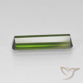 Turmalina Verde alga natural de 1.77 ct, Corte Octágono / Esmeralda, VVS