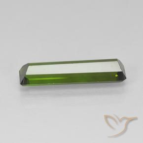 Turmalina Verde medio natural de 2.16 ct, Corte Octágono / Esmeralda, VVS