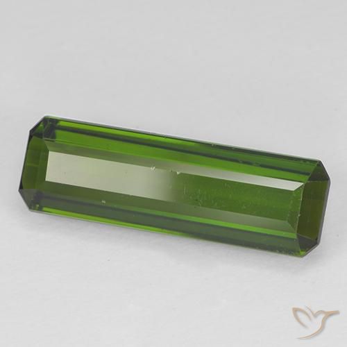 Turmalina Verde alga natural de 1.81 ct, Corte Octágono / Esmeralda, VVS-VS
