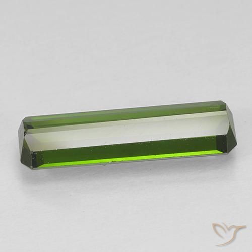 Turmalina Verde alga natural de 1.81 ct, Corte Octágono / Esmeralda, VVS-VS