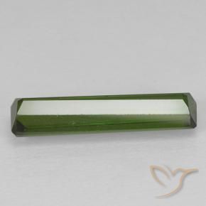 Turmalina Verde oscuro natural de 1.54 ct, Corte Octágono / Esmeralda, VVS-VS