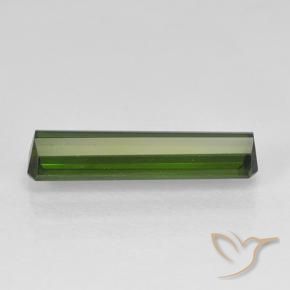 Turmalina Verde oscuro natural de 1.70 ct, Corte Octágono / Esmeralda, VVS