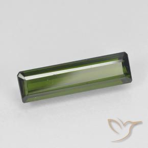 Turmalina Verde alga natural de 1.55 ct, Corte Octágono / Esmeralda, VVS-VS