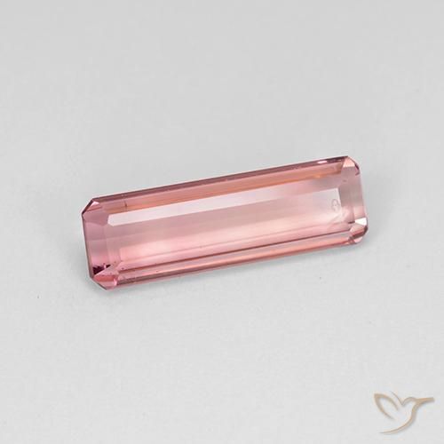 Turmalina Rosado medio natural de 1.99 ct, Corte Octágono / Esmeralda, VS