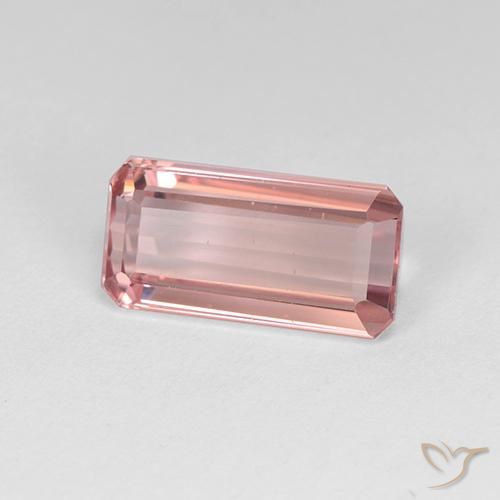 Turmalina Rosado claro natural de 3.00 ct, Corte Octágono / Esmeralda, VVS-VS