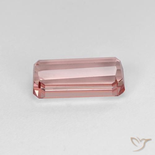 Turmalina Rosado claro natural de 3.00 ct, Corte Octágono / Esmeralda, VVS-VS
