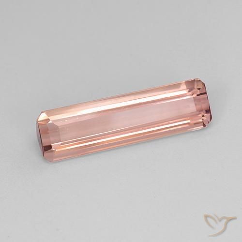Turmalina Medium Light-Pink natural de 2.89 ct, Corte Octágono / Esmeralda, VVS-VS