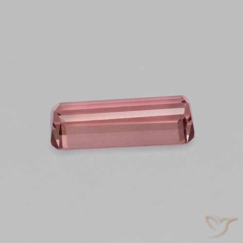 Turmalina Rosado palo de rosa natural de 0.93 ct, Corte Octágono / Esmeralda, VVS-VS