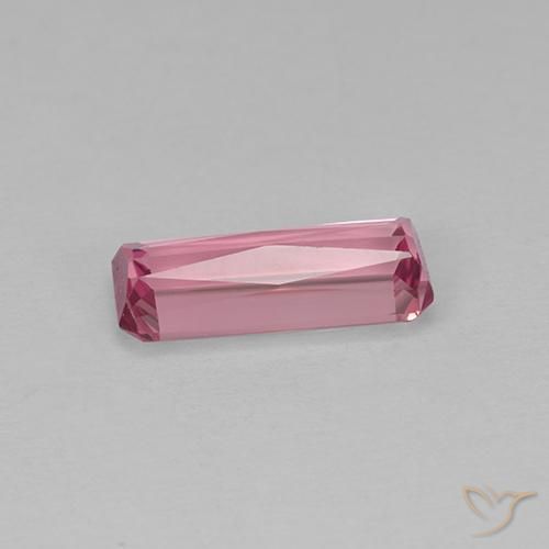 Turmalina Rosado intenso natural de 1.55 ct, Corte Octágono / Esmeralda, VVS-VS