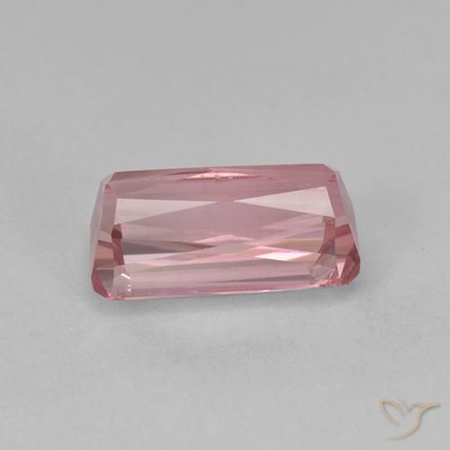 Turmalina Bubblegum rosado claro natural de 1.42 ct, Corte Octágono / Esmeralda, VS