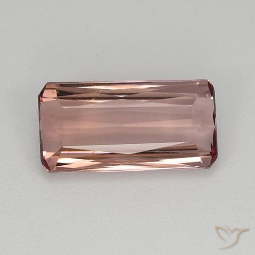 2.57ct Natural Rojo mariquita turmalina, corte esmeralda, VVS-VS