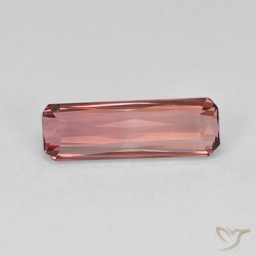 1.84ct Natural Rosado intenso Turmalina, corte esmeralda, VVS-VS