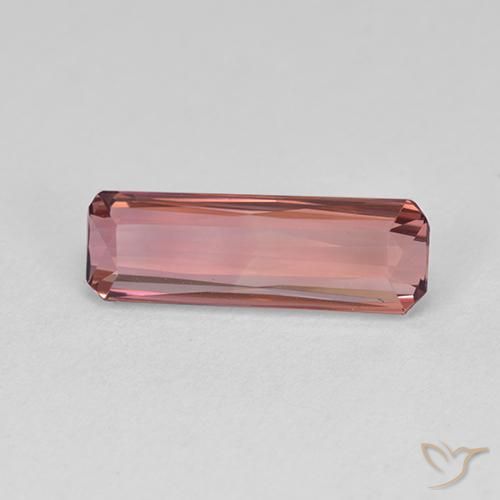 Turmalina Rosado intenso natural de 1.84 ct, Corte Octágono / Esmeralda, VVS-VS