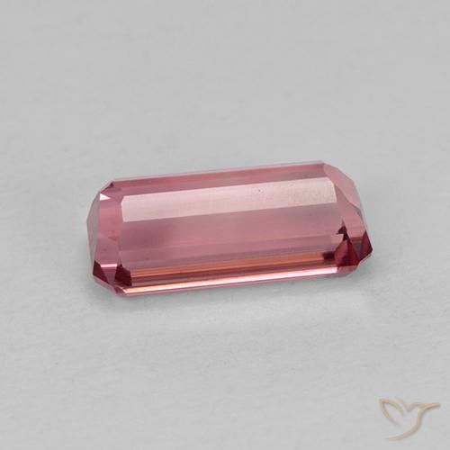 Turmalina Rosado naranja natural de 1.03 ct, Corte Octágono / Esmeralda, VVS-VS
