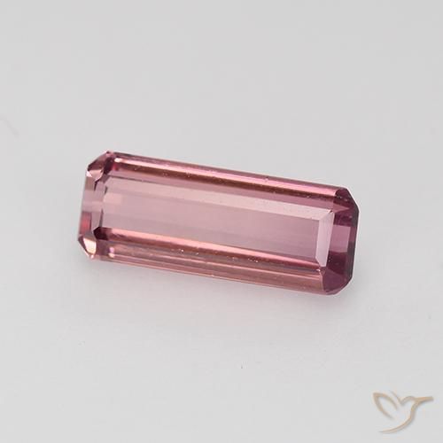 Turmalina Bubblegum rosado claro natural de 1.06 ct, Corte Octágono / Esmeralda, VVS
