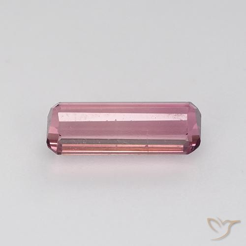 Turmalina Bubblegum rosado claro natural de 1.06 ct, Corte Octágono / Esmeralda, VVS