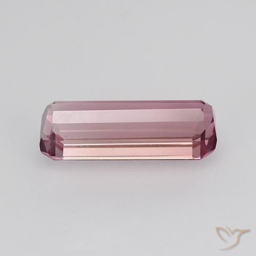Turmalina Rosado púrpura natural de 1.63 ct, Corte Octágono / Esmeralda, VVS