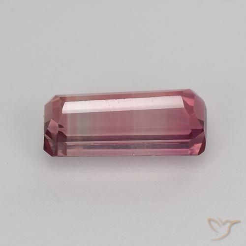 Turmalina Rosa oscuro natural de 1.56 ct, Corte Octágono / Esmeralda, VVS