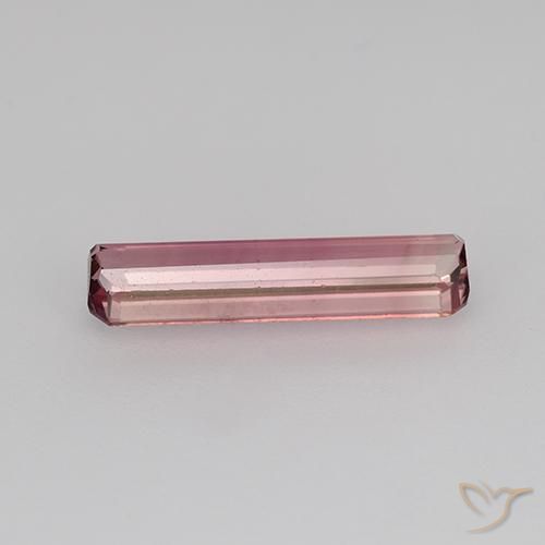 Turmalina Rosa oscuro natural de 1.28 ct, Corte Octágono / Esmeralda, VVS
