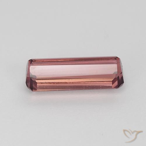 Turmalina Rosado rojizo natural de 1.56 ct, Corte Octágono / Esmeralda, VVS
