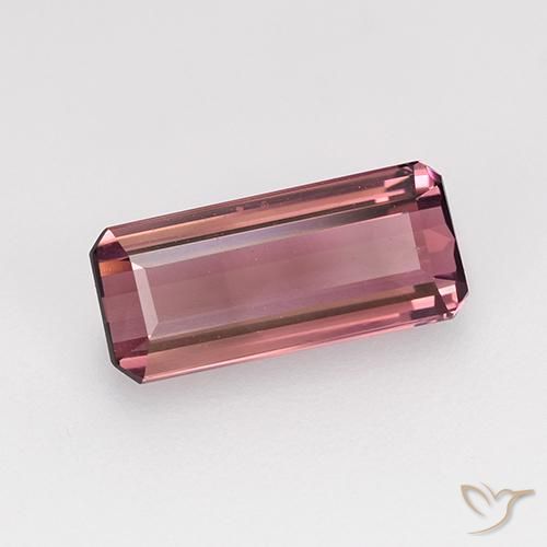 Turmalina Rosado púrpura natural de 1.61 ct, Corte Octágono / Esmeralda, VVS