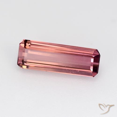 Turmalina Rosa oscuro natural de 1.84 ct, Corte Octágono / Esmeralda, VVS
