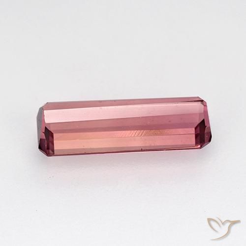 Turmalina Rosa oscuro natural de 1.84 ct, Corte Octágono / Esmeralda, VVS