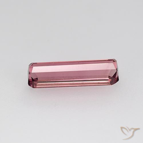 Turmalina Rosado intenso natural de 1.31 ct, Corte Octágono / Esmeralda, VVS