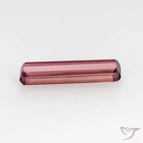 Turmalina Rosado medio natural de 1.24 ct, Corte Octágono / Esmeralda, VVS