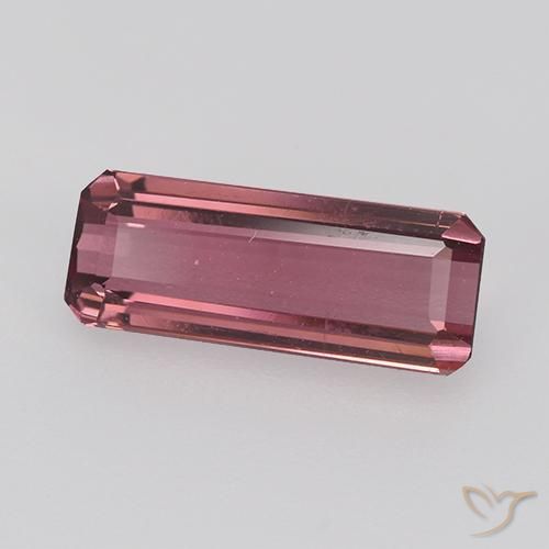 1.56ct Natural Magenta intenso Turmalina, corte esmeralda, VVS