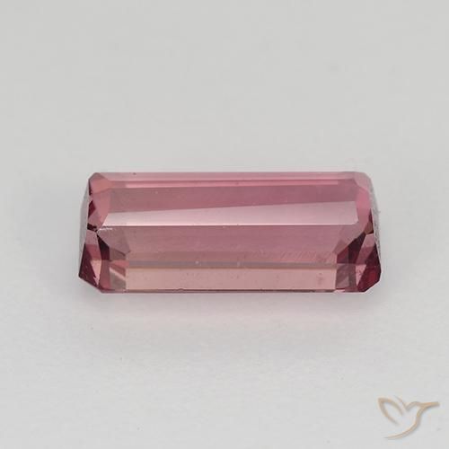 Turmalina Rosado intenso natural de 1.18 ct, Corte Octágono / Esmeralda, VVS