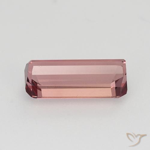 Turmalina Rosado medio natural de 1.26 ct, Corte Octágono / Esmeralda, VVS