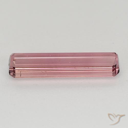 Turmalina Rosa oscuro natural de 1.24 ct, Corte Octágono / Esmeralda, VVS-VS